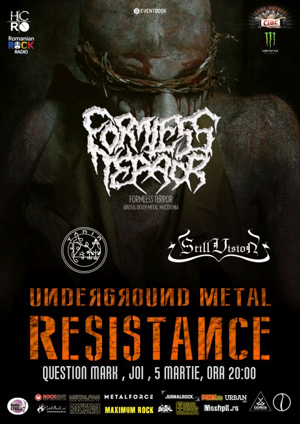 Formless Terror din Macedonia la Opening Night din cadrul Undeground Metal Resistance Fest IV